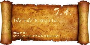 Török Attila névjegykártya